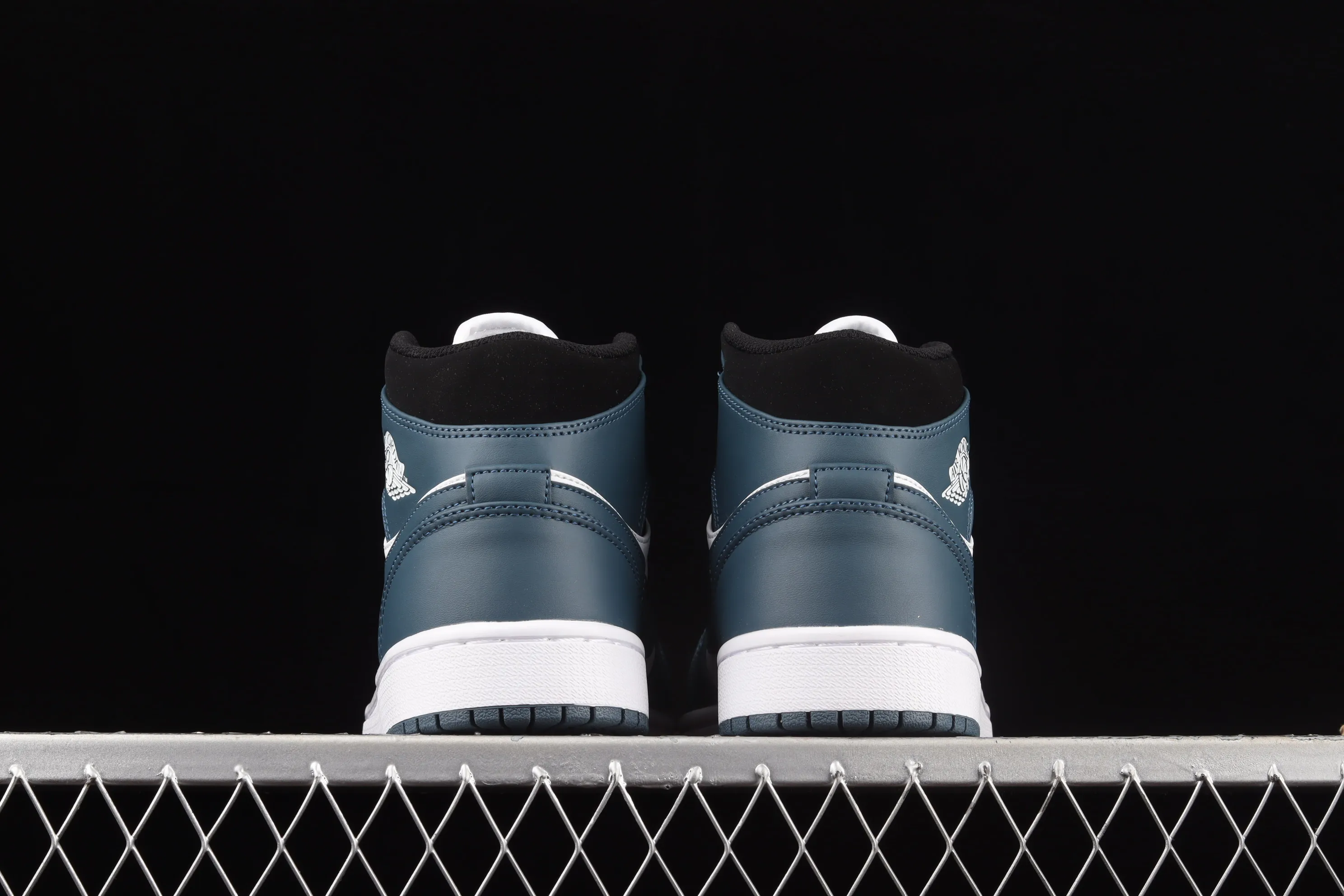 All categories Air Jordan Jordan series basketball shoes Air Jordan 1 Mid Air Jordan 1 Mid "Dark Teal" AJ1 Qiao 1 Qinglan Zhongbang basketball shoes 554724-411